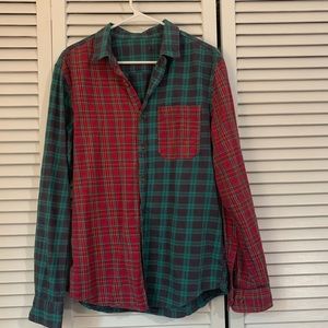 Men’s mismatch flannel